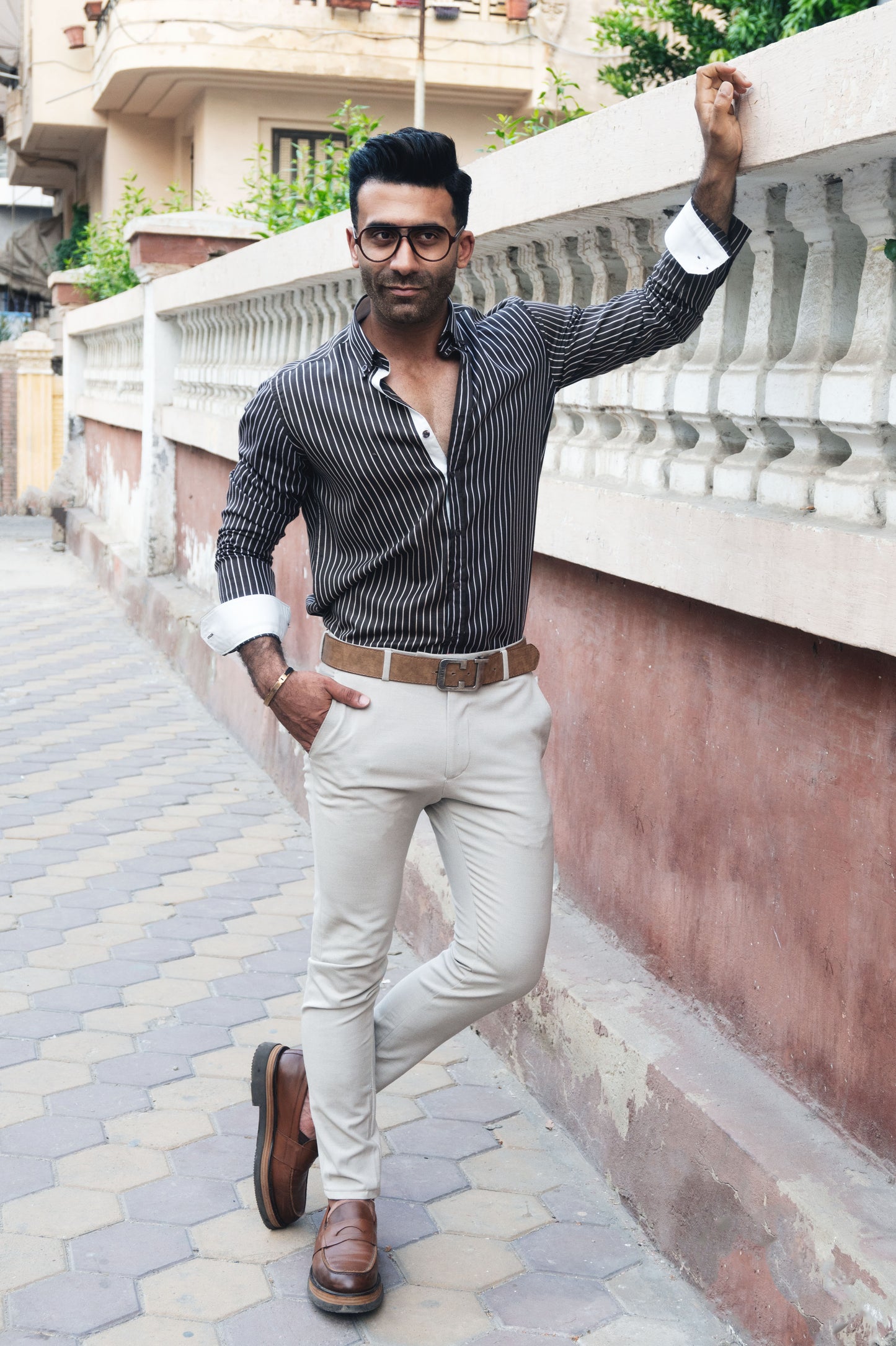 MEKA - Long sleeves - Semi casual regular fit shirt - 0053