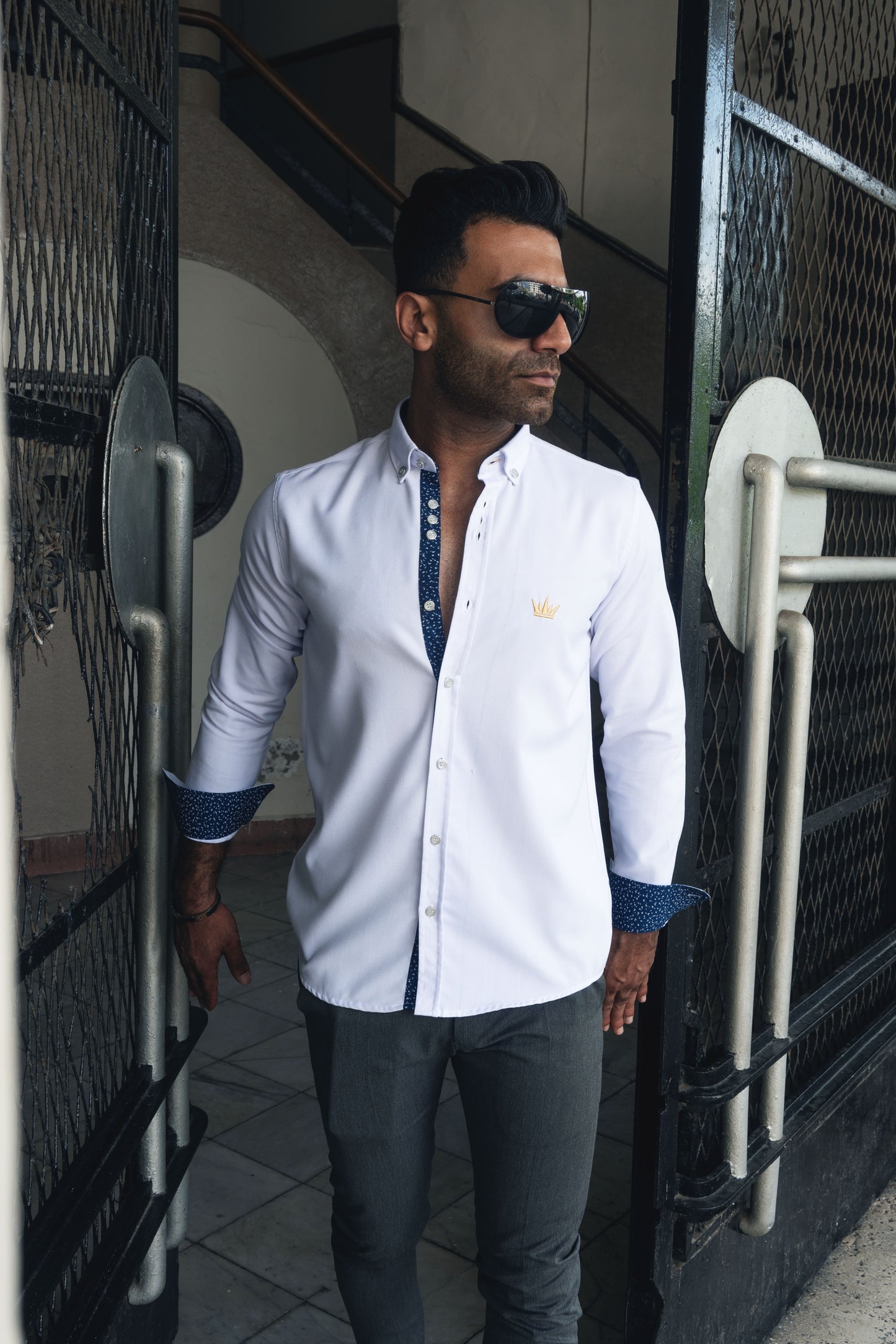 MEKA - Long sleeves - Semi casual regular fit shirt - 0057