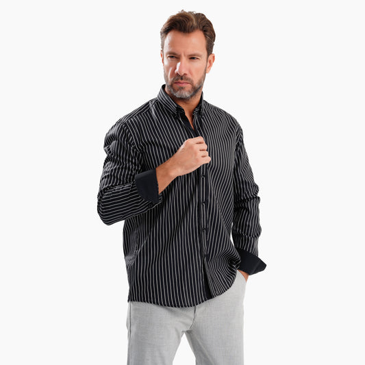 MEKA - Long sleeves - Semi casual regular fit shirt - 0050