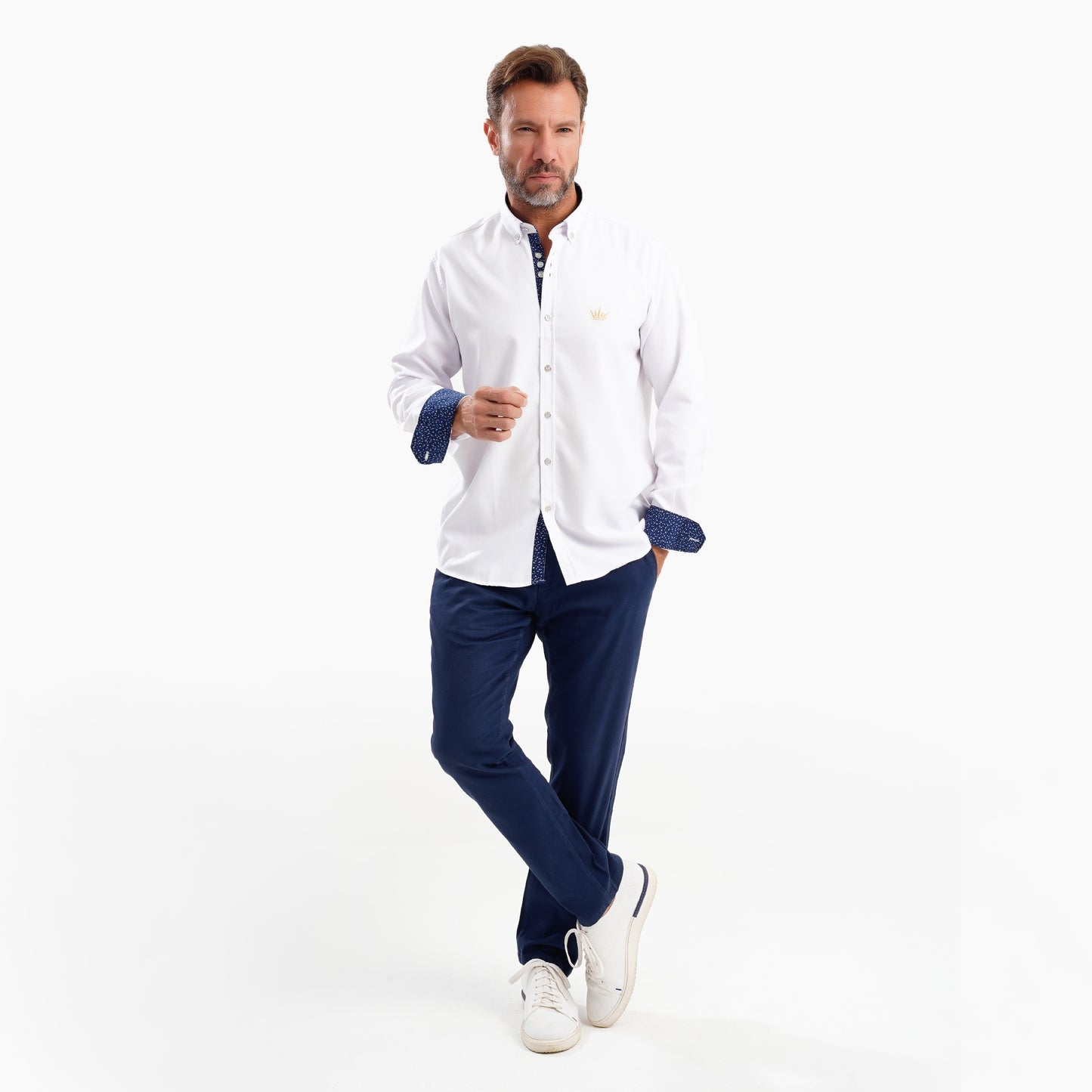 MEKA - Long sleeves - Semi casual regular fit shirt - 0057
