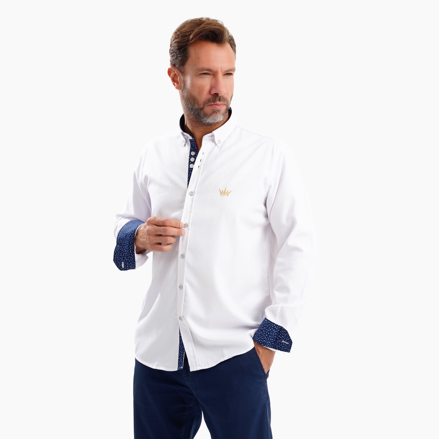 MEKA - Long sleeves - Semi casual regular fit shirt - 0057