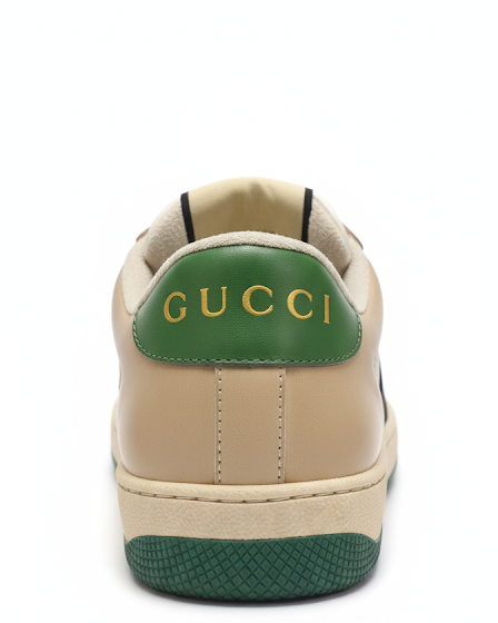 Gucci GG Supreme Canvas & Web Stripe Sneakers