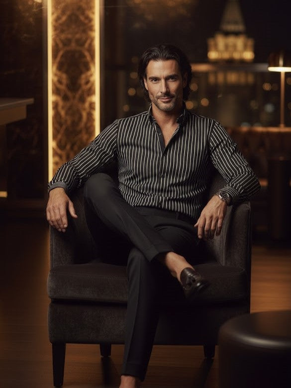 MEKA - Long sleeves - Semi casual regular fit shirt - 0050