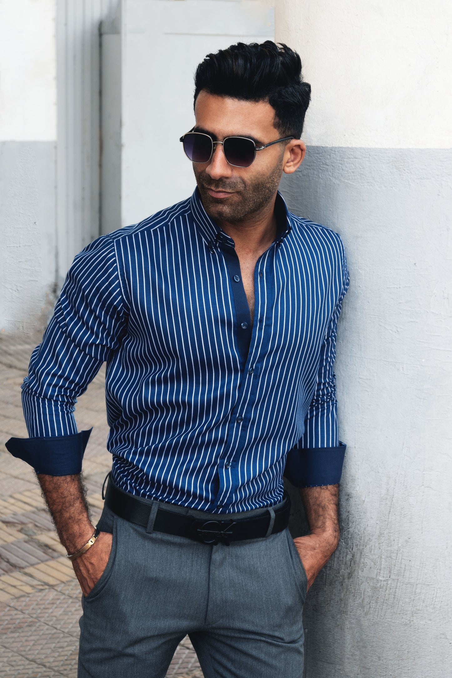MEKA - Long sleeves - Semi casual regular fit shirt - 0049