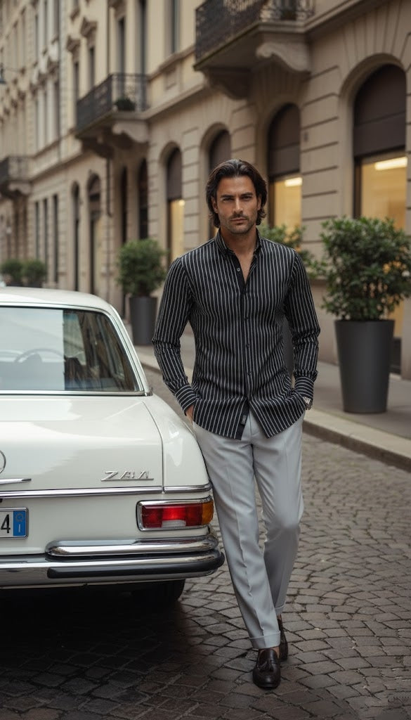 MEKA - Long sleeves - Semi casual regular fit shirt - 0050