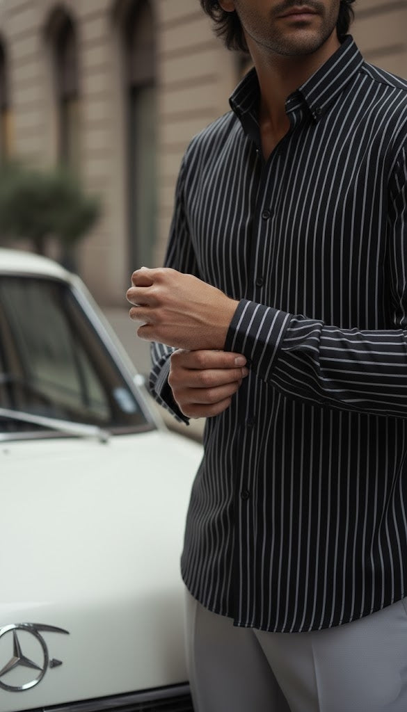 MEKA - Long sleeves - Semi casual regular fit shirt - 0050