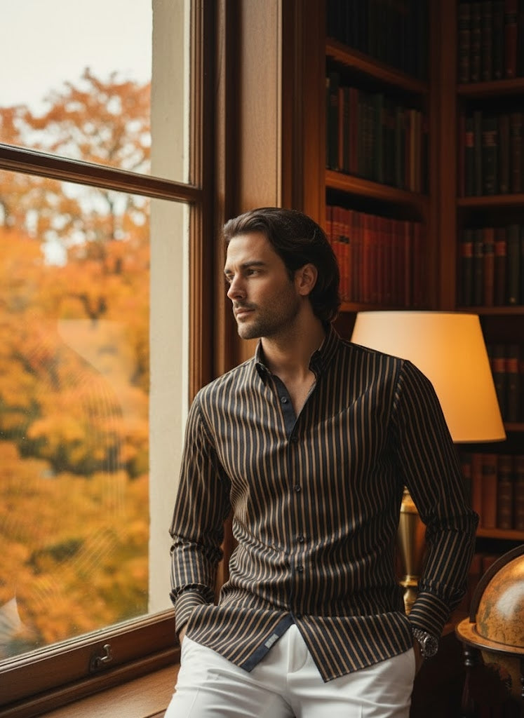 MEKA - Long sleeves - Semi casual regular fit shirt - 0051