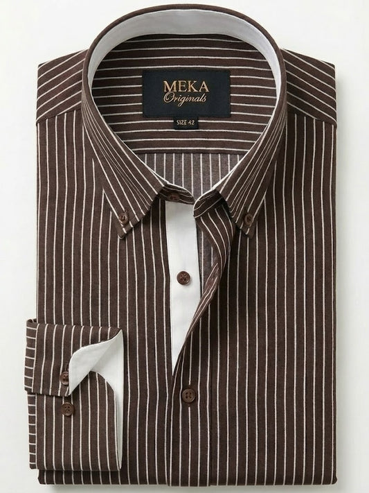 MEKA - Long sleeves - Semi casual regular fit shirt - 0053