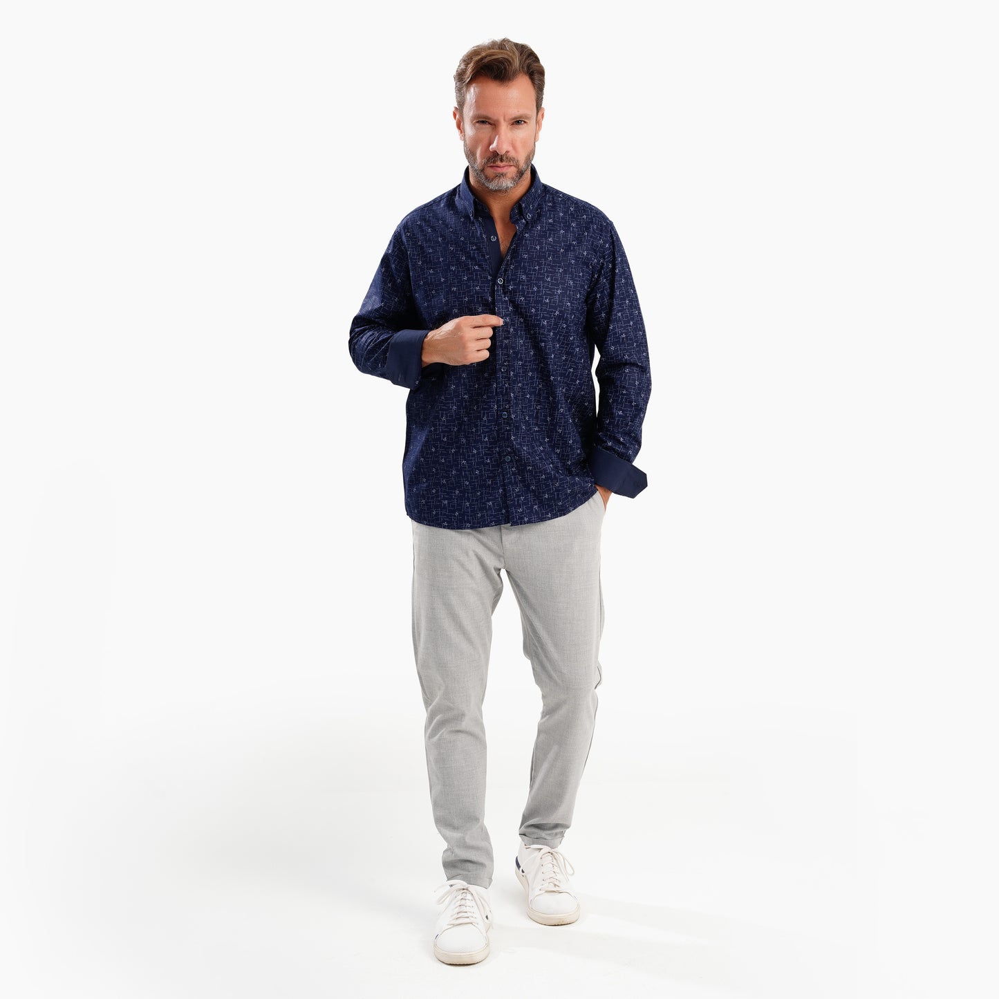 MEKA - Long sleeves - Semi casual regular fit shirt - 0072