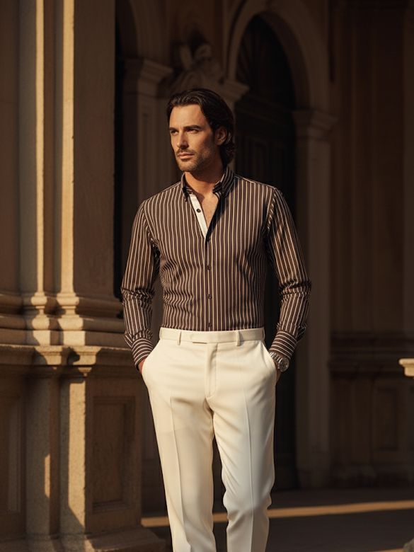 MEKA - Long sleeves - Semi casual regular fit shirt - 0053